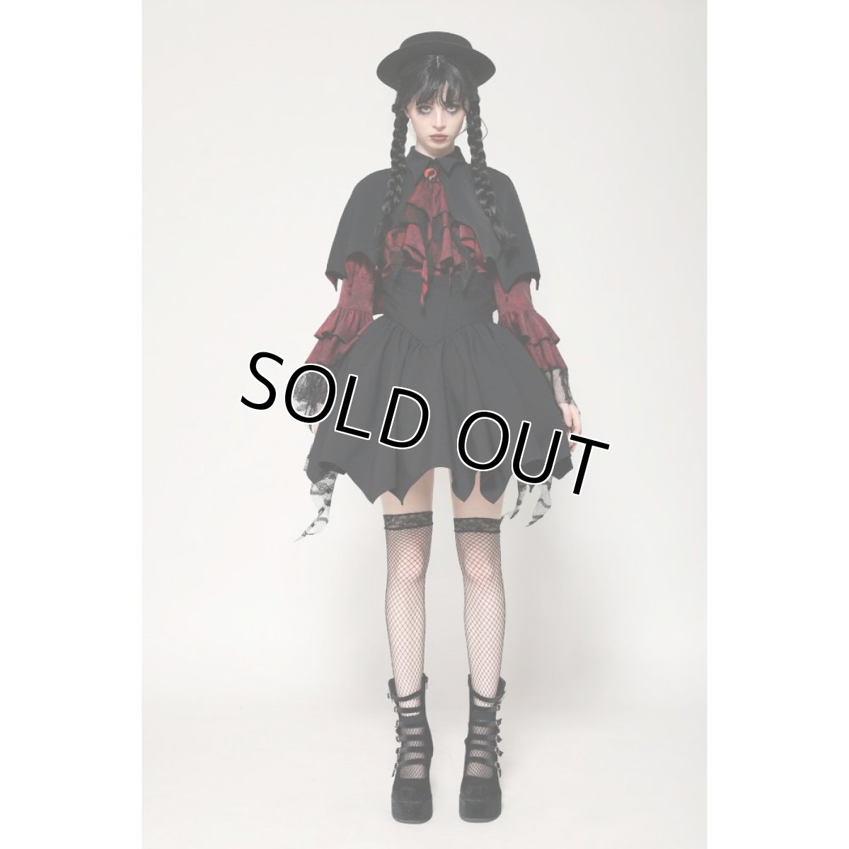 画像4: Gothic vampire shadow bat-shaped capelet / ボレロ【DARK IN LOVE】 (4)