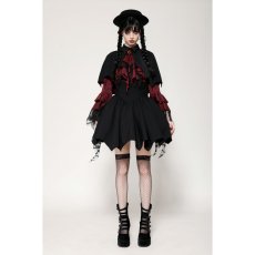 画像4: Gothic vampire shadow bat-shaped capelet / ボレロ【DARK IN LOVE】 (4)
