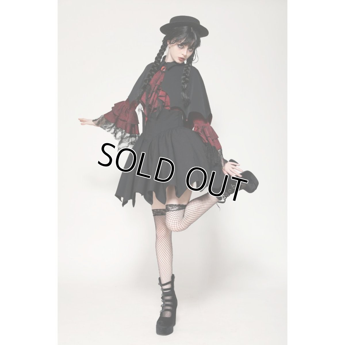 画像8: Gothic vampire shadow bat-shaped capelet / ボレロ【DARK IN LOVE】 (8)