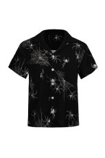 画像7: Grungy Spider Shirt / トップス【HELL BUNNY】 (7)