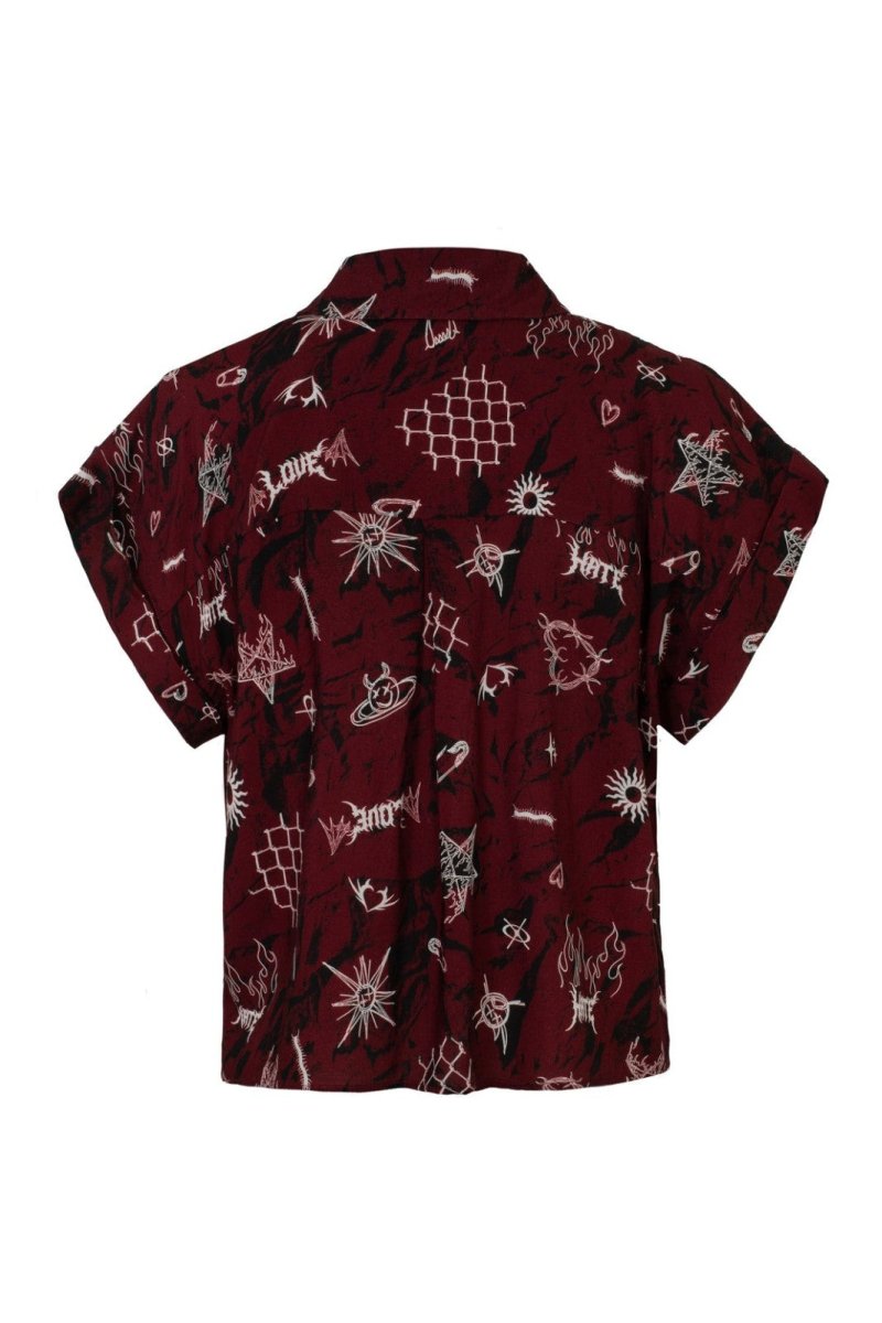 画像8: ✨期間限定予約✨Doomed Shirt / トップス【HELL BUNNY】 (8)