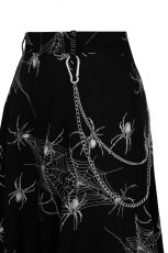 画像7: Grungy Spider Skirt / スカート【HELL BUNNY】 (7)