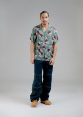画像3: 【Mens】Skulls And Roses Shirt / シャツ【HELL BUNNY】 (3)