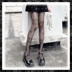 画像3: PENTAGRAM TIGHTS / 網タイツ (3)