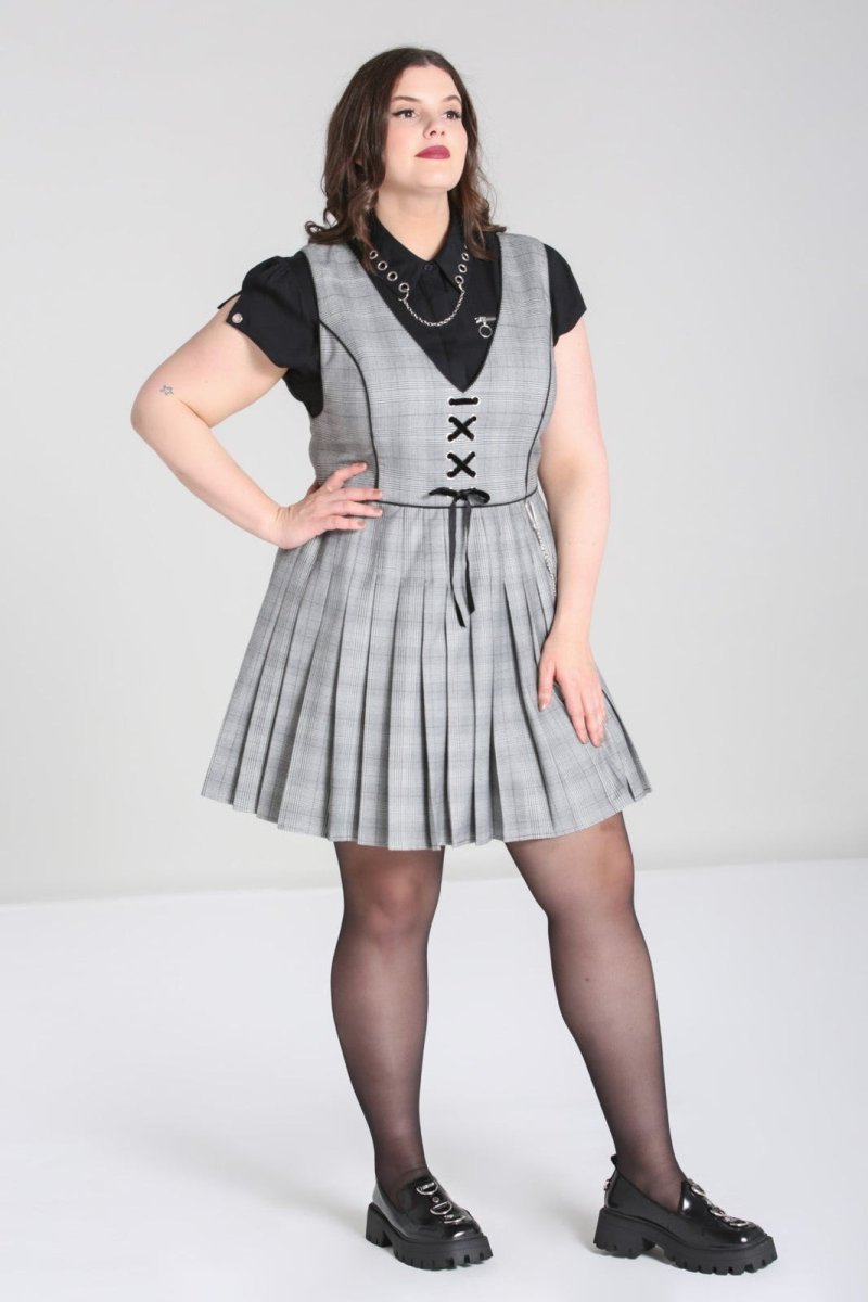画像11: 🔥SALE🔥Mina Pinafore Dress / ワンピース【HELL BUNNY】 (11)
