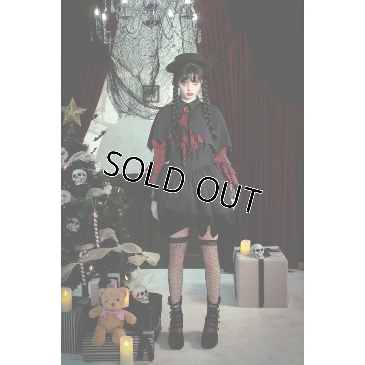 画像12: Gothic vampire shadow bat-shaped capelet / ボレロ【DARK IN LOVE】 (12)