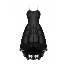画像2: Magic girl pleated rose high low dress / ワンピース【DARK IN LOVE】 (2)