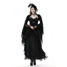 画像4: Gothic retro girdling waist bell-sleeves cape / ケープ【DARK IN LOVE】 (4)