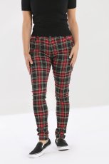 画像1: Clash Skinny Trousers / パンツ【HELL BUNNY】 (1)