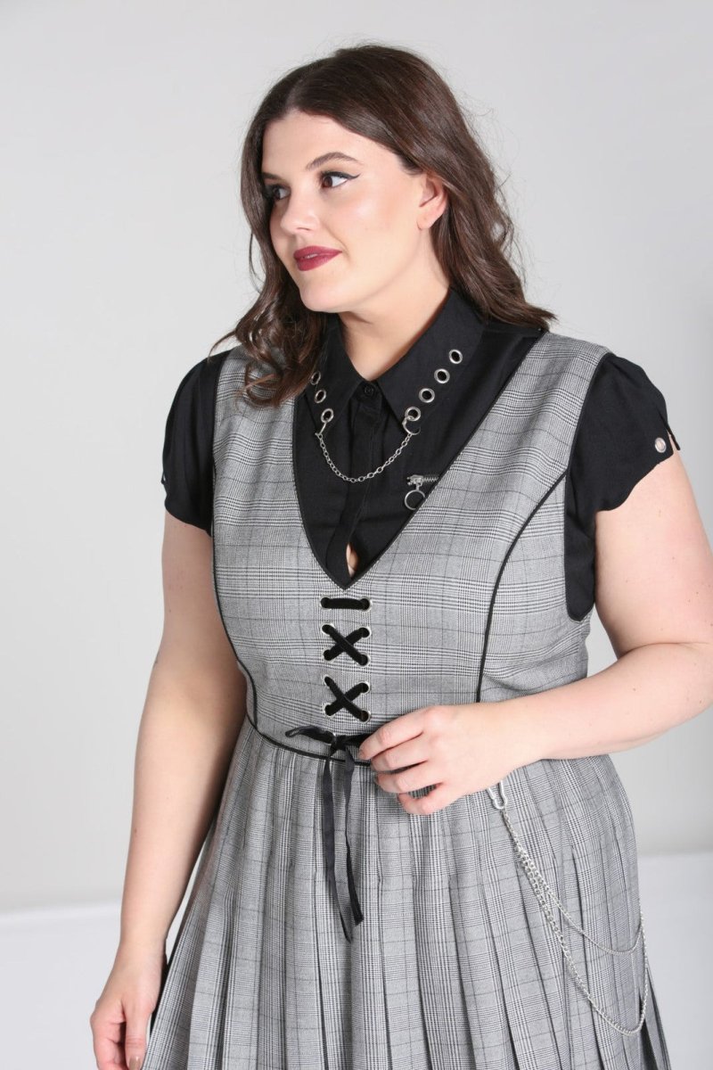 画像12: 🔥SALE🔥Mina Pinafore Dress / ワンピース【HELL BUNNY】 (12)