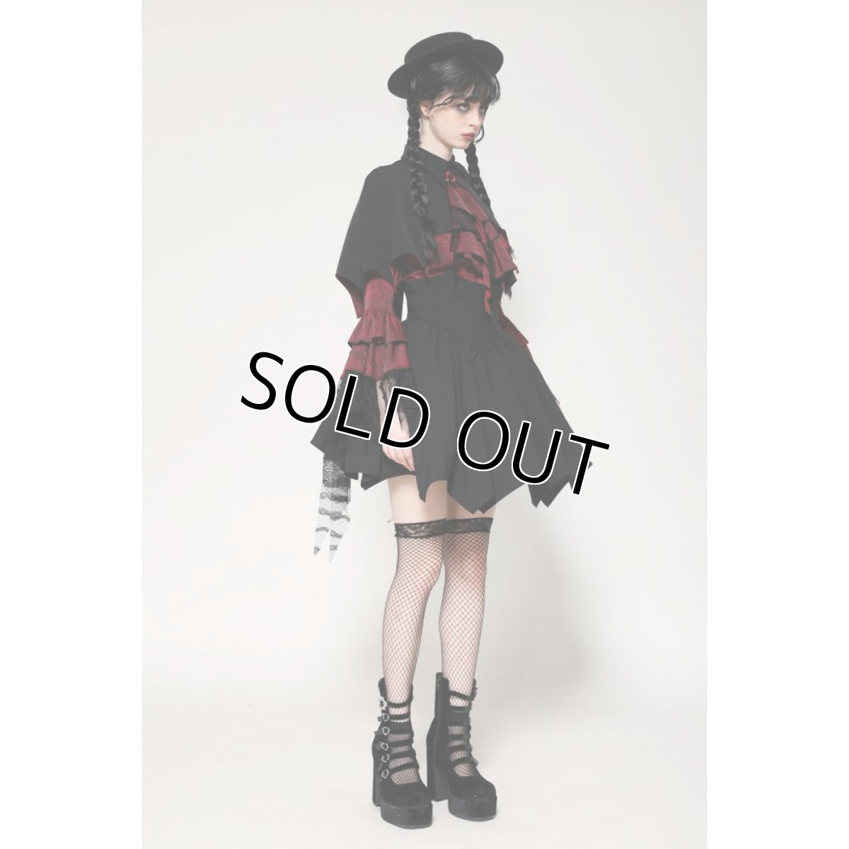 画像9: Gothic vampire shadow bat-shaped capelet / ボレロ【DARK IN LOVE】 (9)