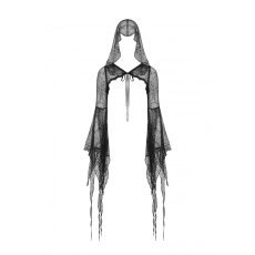 画像2: Gothic sexy spider exaggerated sleeves hooded cape / ケープ【DARK IN LOVE】 (2)