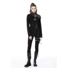 画像4: Punk locomotive shredded asymmetric sexy top / トップス【DARK IN LOVE】 (4)