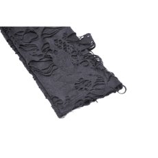 画像14: Punk locomotive shredded asymmetric sexy top / トップス【DARK IN LOVE】 (14)