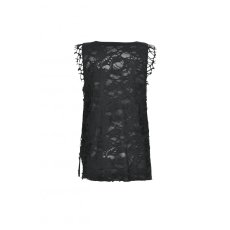画像3: Black Distressed Graphic Tank Top / トップス【DARK IN LOVE】 (3)