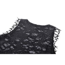 画像13: Black Distressed Graphic Tank Top / トップス【DARK IN LOVE】 (13)