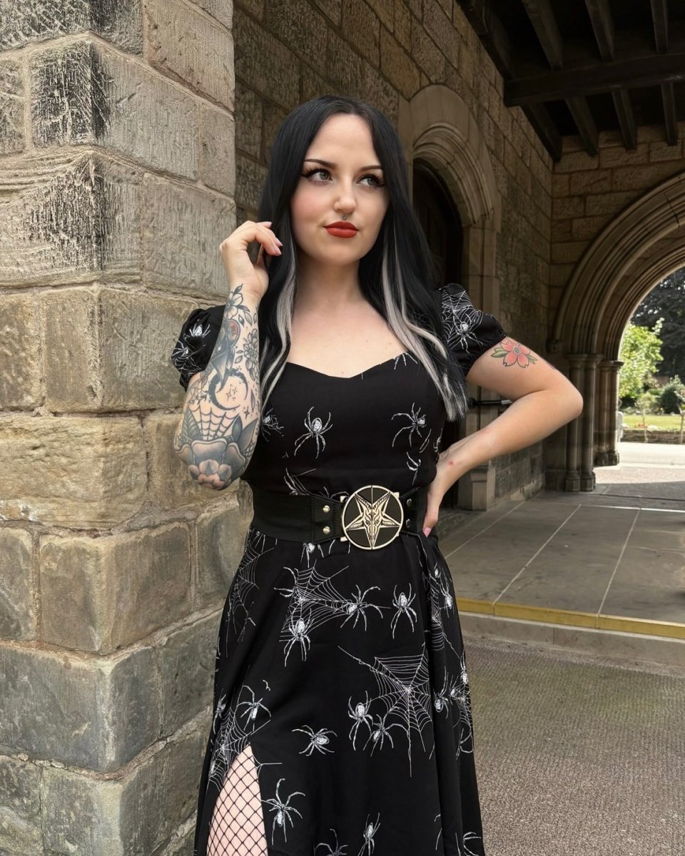 画像12: Grungy Spider Dress / ワンピース【HELL BUNNY】 (12)