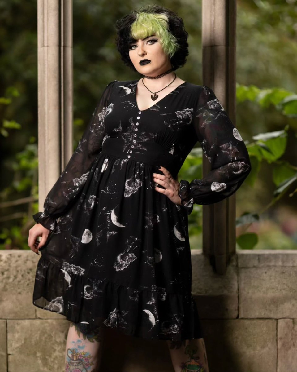 画像13: Over The Moon Dress / ワンピース【HELL BUNNY】 (13)