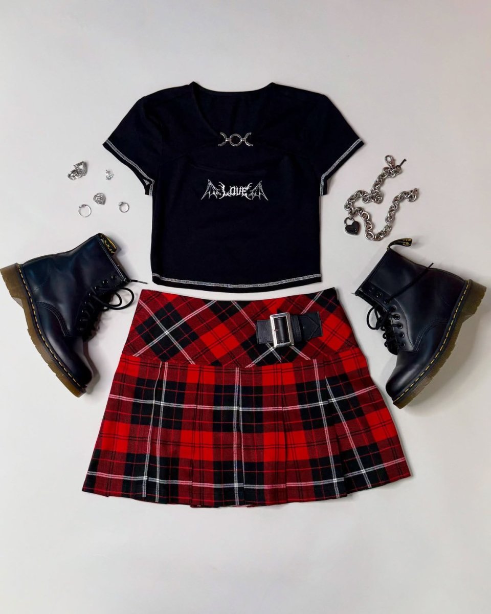 画像9: ✨期間限定予約✨Doomed Top / トップス【HELL BUNNY】 (9)