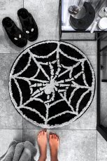 画像1: Spyder Web Bathroom Rug / バスマット【KILL STAR】 (1)