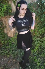 画像14: Living Dead Girl / クロップ丈 / Ｔシャツ【VampireFreaks】 (14)