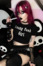 画像9: Living Dead Girl / クロップ丈 / Ｔシャツ【VampireFreaks】 (9)