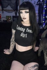 画像20: Living Dead Girl / クロップ丈 / Ｔシャツ【VampireFreaks】 (20)
