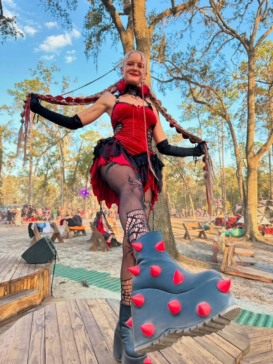 画像23: [取り寄せ]SLAY-77 / 厚底ブーツ【DEMONIA】 (23)