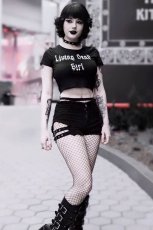 画像19: Living Dead Girl / クロップ丈 / Ｔシャツ【VampireFreaks】 (19)