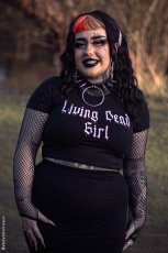 画像17: Living Dead Girl / クロップ丈 / Ｔシャツ【VampireFreaks】 (17)