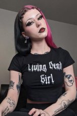 画像4: Living Dead Girl / クロップ丈 / Ｔシャツ【VampireFreaks】 (4)