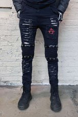 画像14: Annihilate Safety Pin Studded Pants / パンツ【VampireFreaks】 (14)