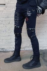 画像13: Annihilate Safety Pin Studded Pants / パンツ【VampireFreaks】 (13)