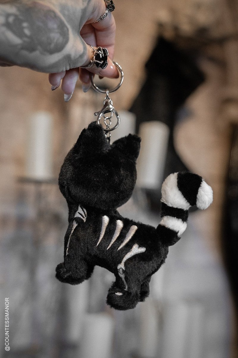 画像4: Skelekitty Plush Keychain / キーホルダー【VampireFreaks】 (4)
