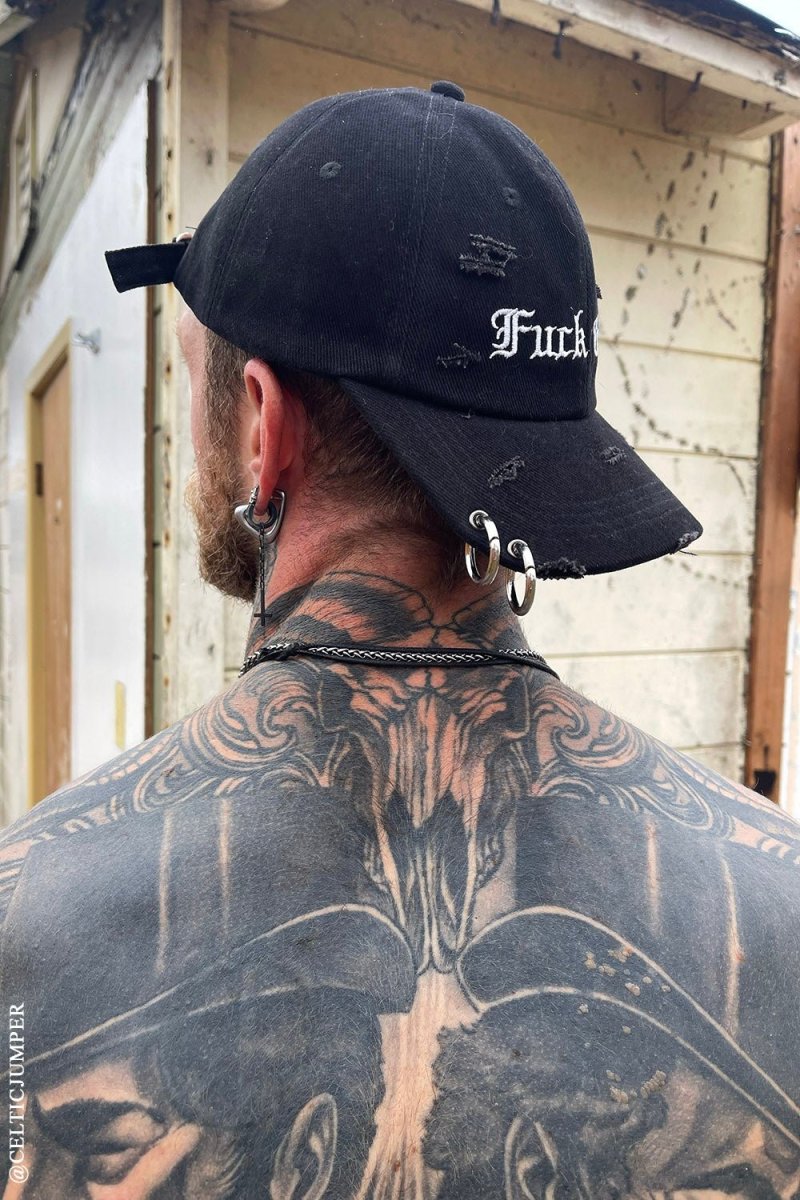 画像17: Fuck This Pierced Baseball Cap / Fuck This / キャップ【VampireFreaks】 (17)