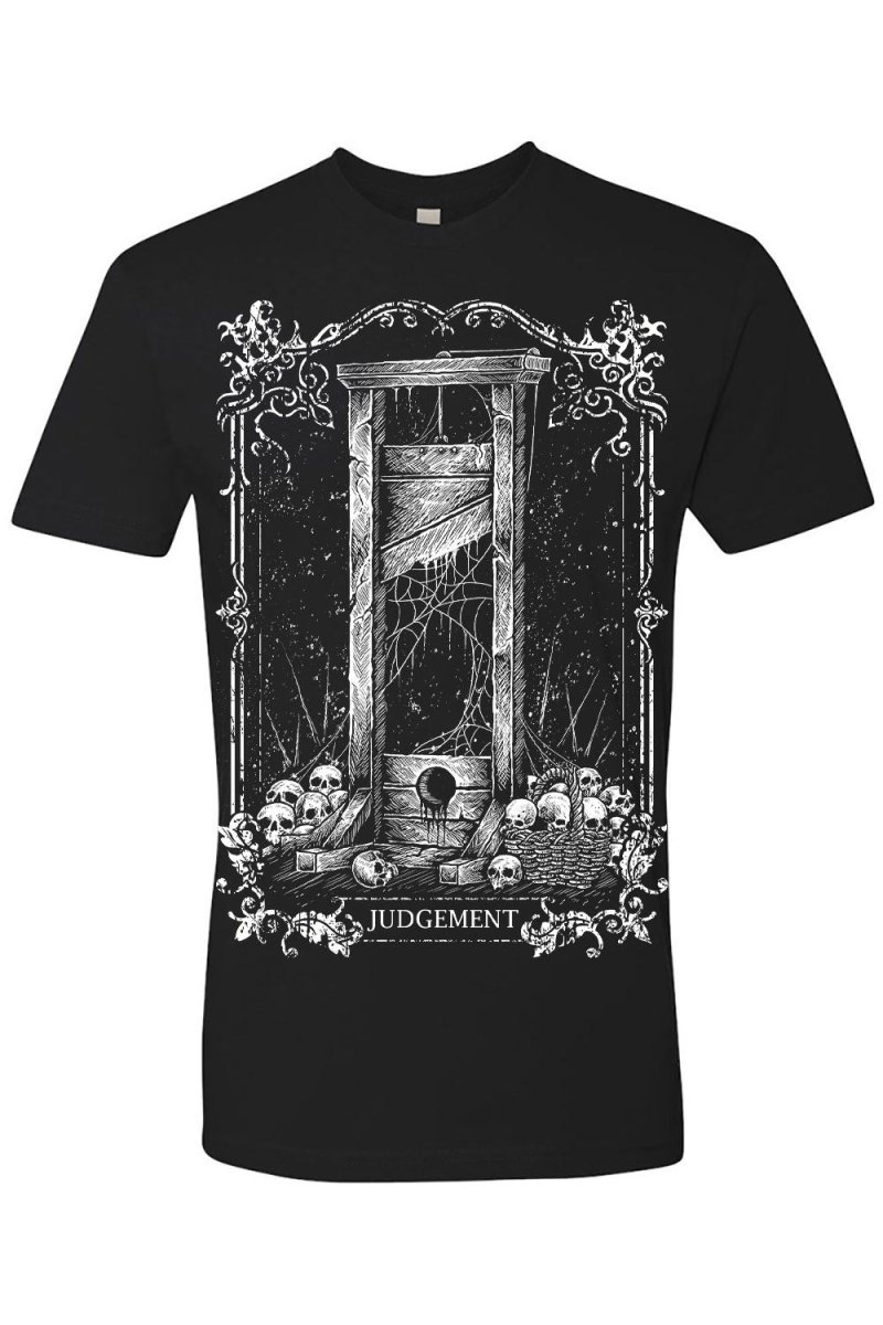 画像1: Judgement Guillotine Tarot Card / Ｔシャツ【VampireFreaks】 (1)