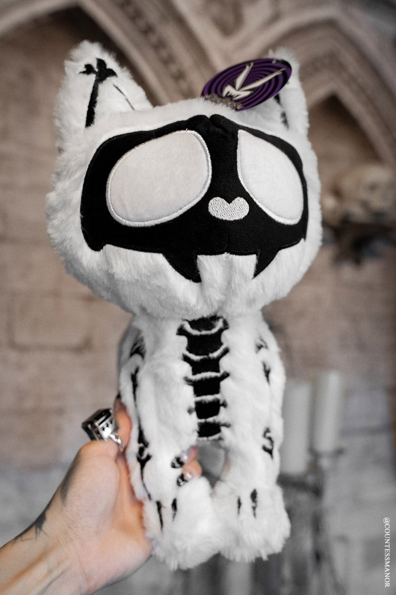 画像2: Ghost Kitty Plush Toy / ぬいぐるみ【VampireFreaks】 (2)