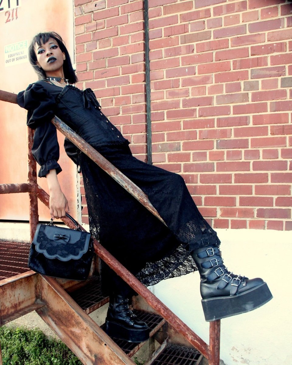 画像28: [取り寄せ]DAMNED-225 / 厚底ブーツ【DEMONIA】 (28)