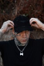 画像7: Vampire Bat Pierced Baseball Cap / Black / キャップ【VampireFreaks】 (7)