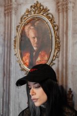 画像3: Vampire Bat Pierced Baseball Cap / Red / キャップ【VampireFreaks】 (3)