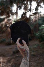 画像9: Vampire Bat Pierced Baseball Cap / Black / キャップ【VampireFreaks】 (9)