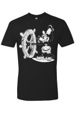 画像1: Steamboat Willie Mickey Zombie / Ｔシャツ【VampireFreaks】 (1)