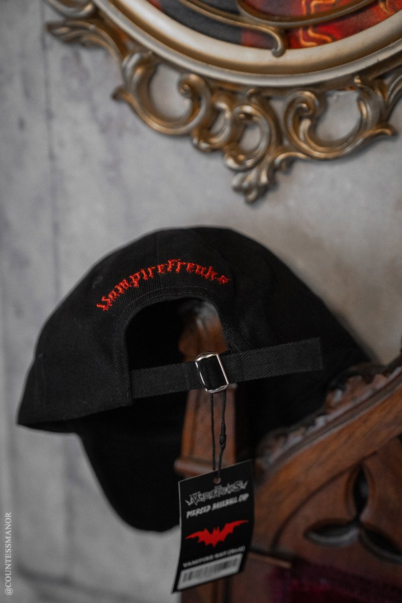 画像4: Vampire Bat Pierced Baseball Cap / Red / キャップ【VampireFreaks】 (4)