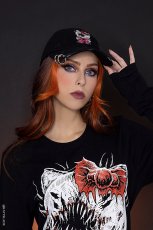 画像4: Hell Kitty Pierced Baseball Cap / キャップ【VampireFreaks】 (4)