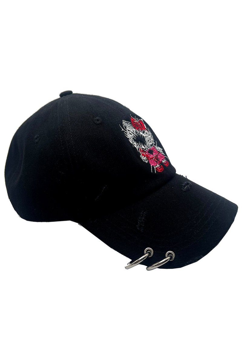 画像8: Hell Kitty Pierced Baseball Cap / キャップ【VampireFreaks】 (8)