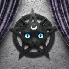 画像1: 🔥SALE🔥Feline Worship 25.5cm / 壁掛けオーナメント【NEMESIS NOW】 (1)
