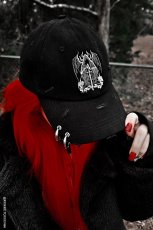 画像1: Grim Reaper Pierced Baseball Cap / キャップ【VampireFreaks】 (1)