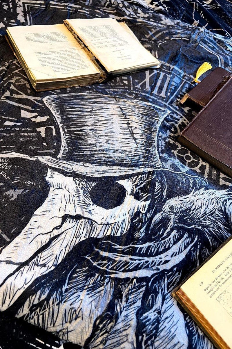 画像4: Plague Doctor Throw Blanket / ブランケット【VampireFreaks】 (4)