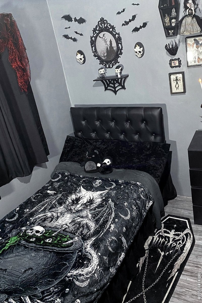 画像4: Conjuring Cat Throw Blanket / ブランケット【VampireFreaks】 (4)