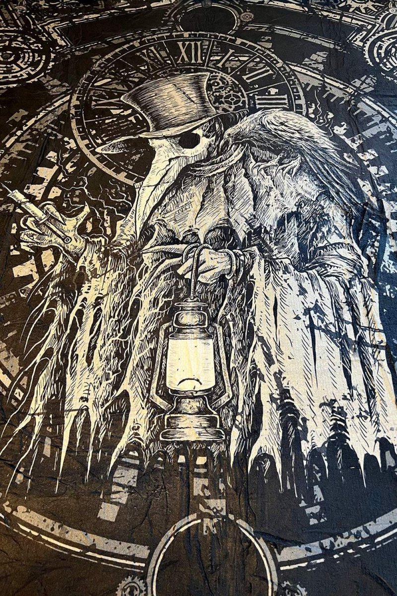 画像2: Plague Doctor Throw Blanket / ブランケット【VampireFreaks】 (2)